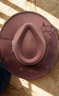 Laser Engraved Horse Fedora Hat – Floral Foal Design