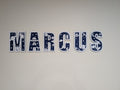 Personalised Space Name Sign – Layered Wooden Wall Name | Custom Kids Room Decor