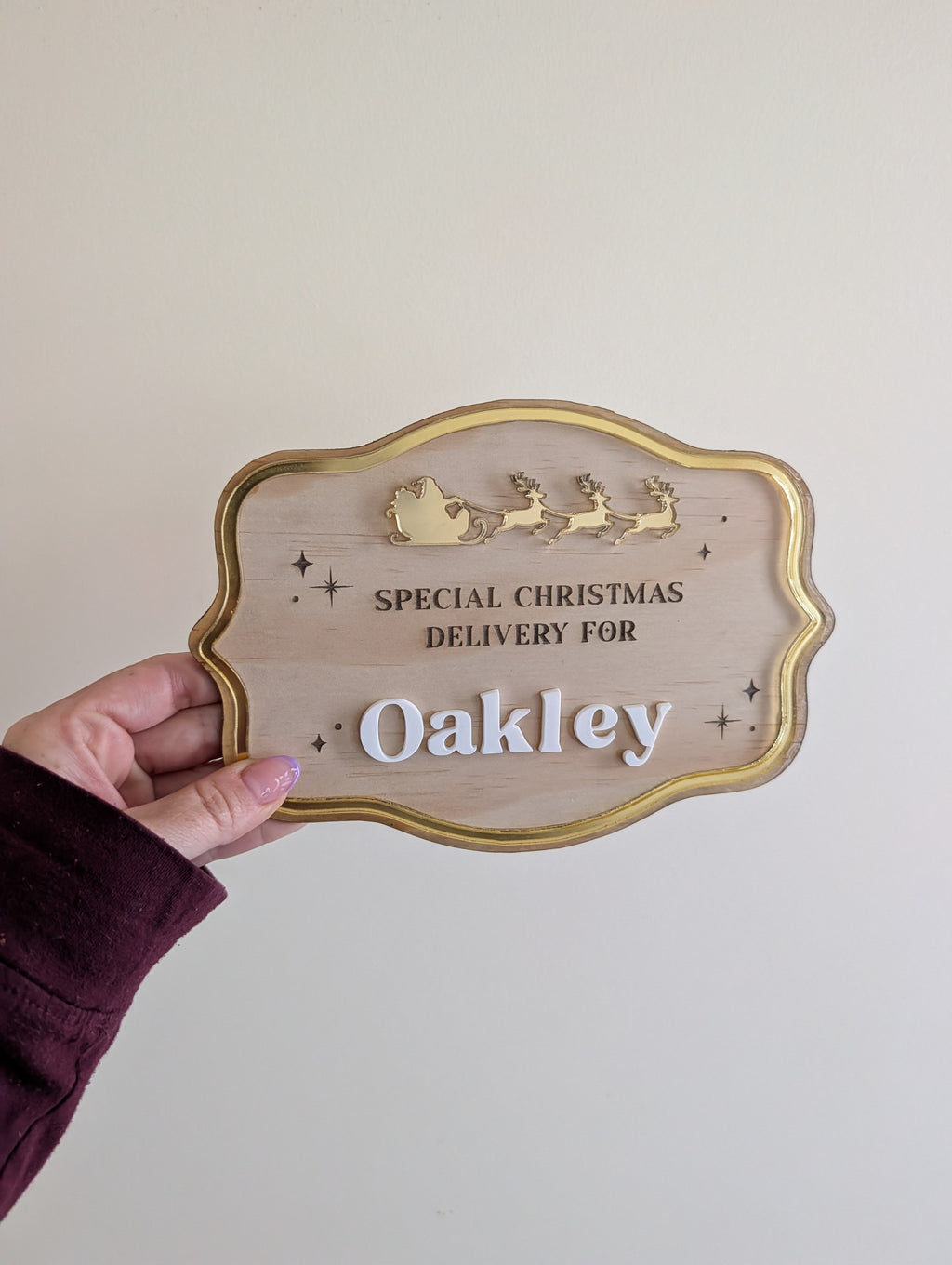 Christmas Crate Plaque