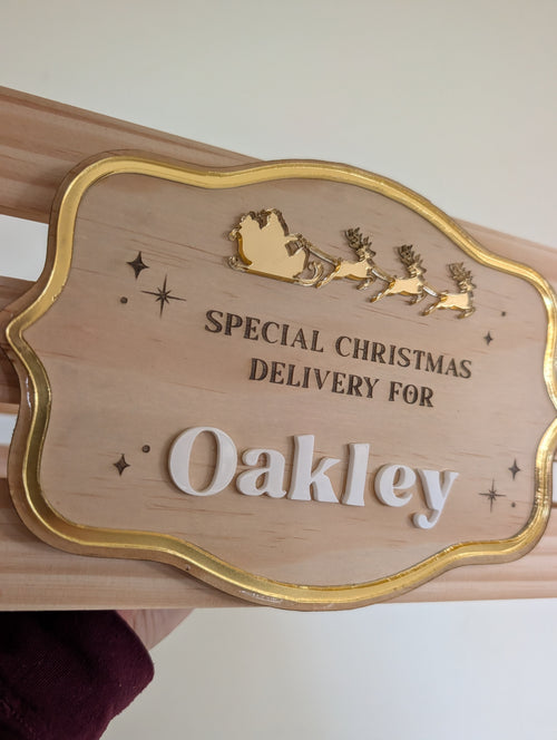 Christmas Crate Plaque